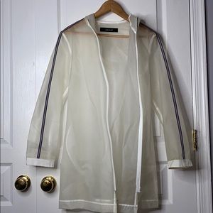CLEAR SEE-THROUGH ZARA RAINCOAT
